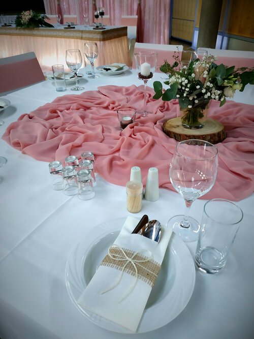 Hochzeitsdekoration Festtafel