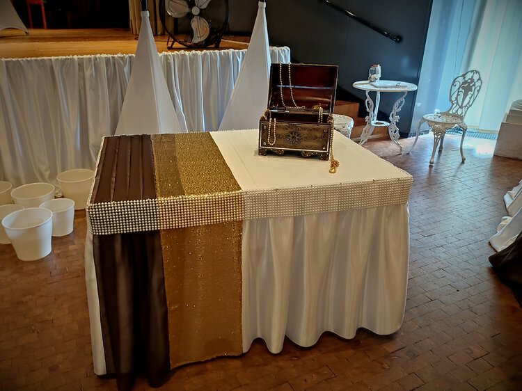 Hochzeitsdekoration Tafel