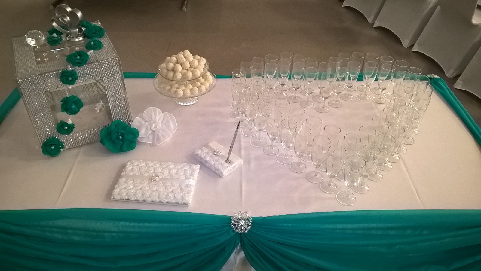 Hochzeitsdekoration Tisch